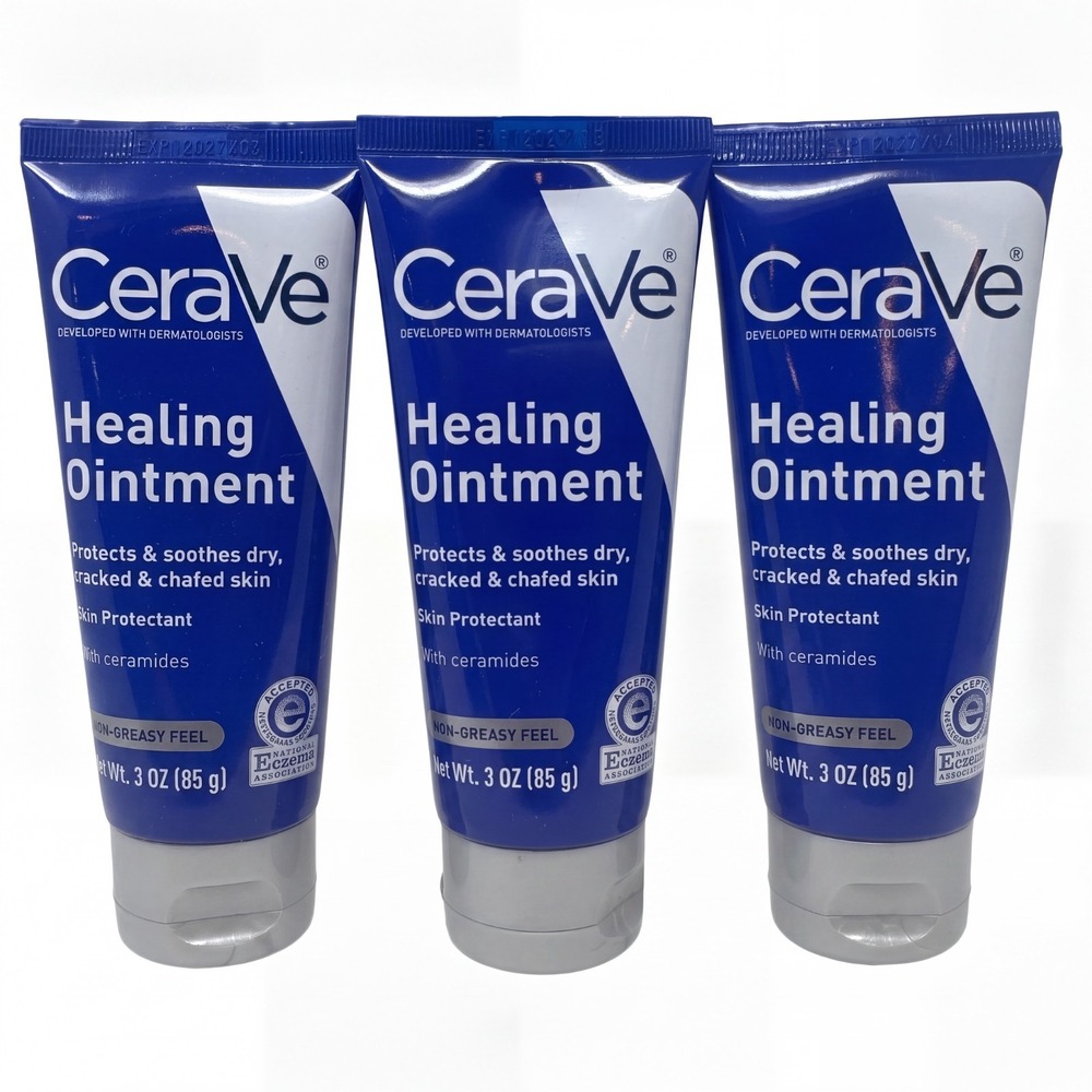 3 CeraVe Healing Ointment 3oz 85g Protects And Soothes With Ceramides